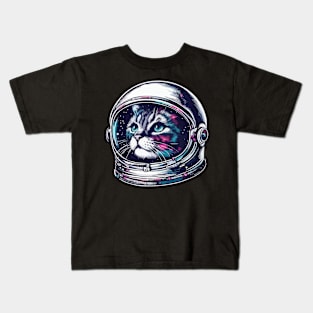 Astronaut Cat Kids T-Shirt